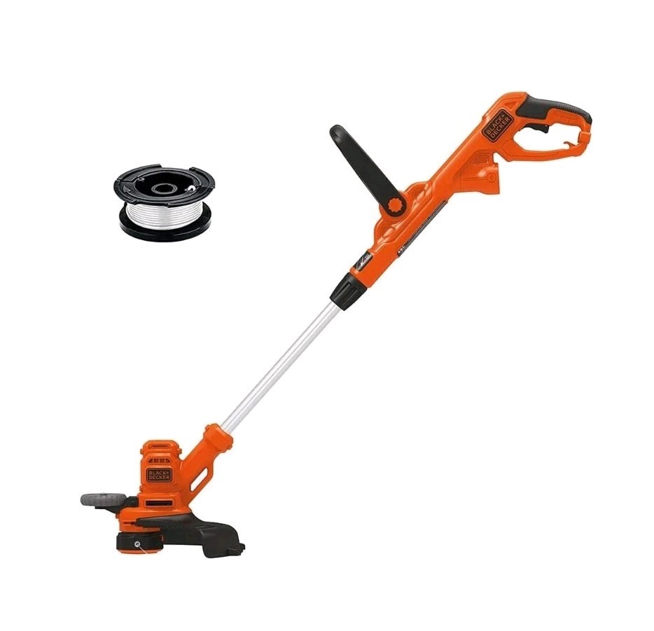 BLACK+DECKER 14″ 2-in-1 String Trimmer Edger 6.5Amp Auto Feed BESTA510 Corded
