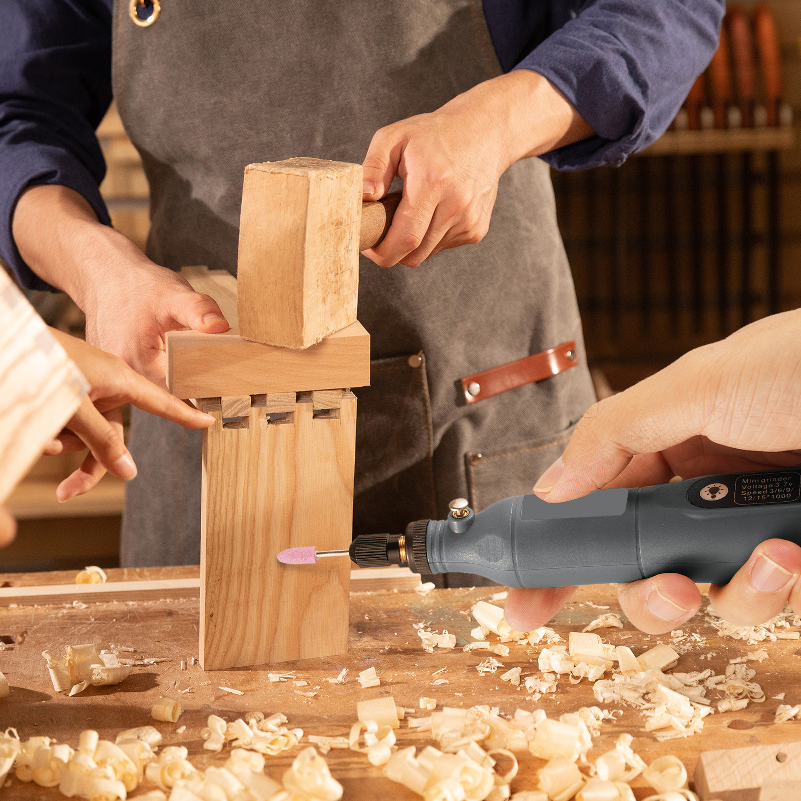 Cordless Rotary Tool 3.7V Li-Ion 5 Variable USB G2O7