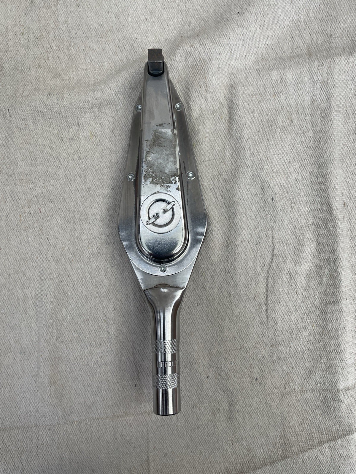 Snap On Torq- Meter, Model TE25A 3/8 Drive Original USA Chrome
