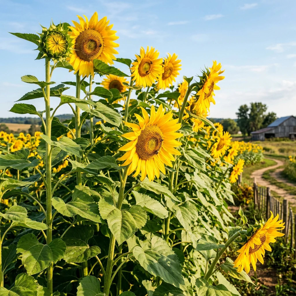 100 Giant Mammoth Russian Sunflower Seeds for Planting – Massive Heirloom