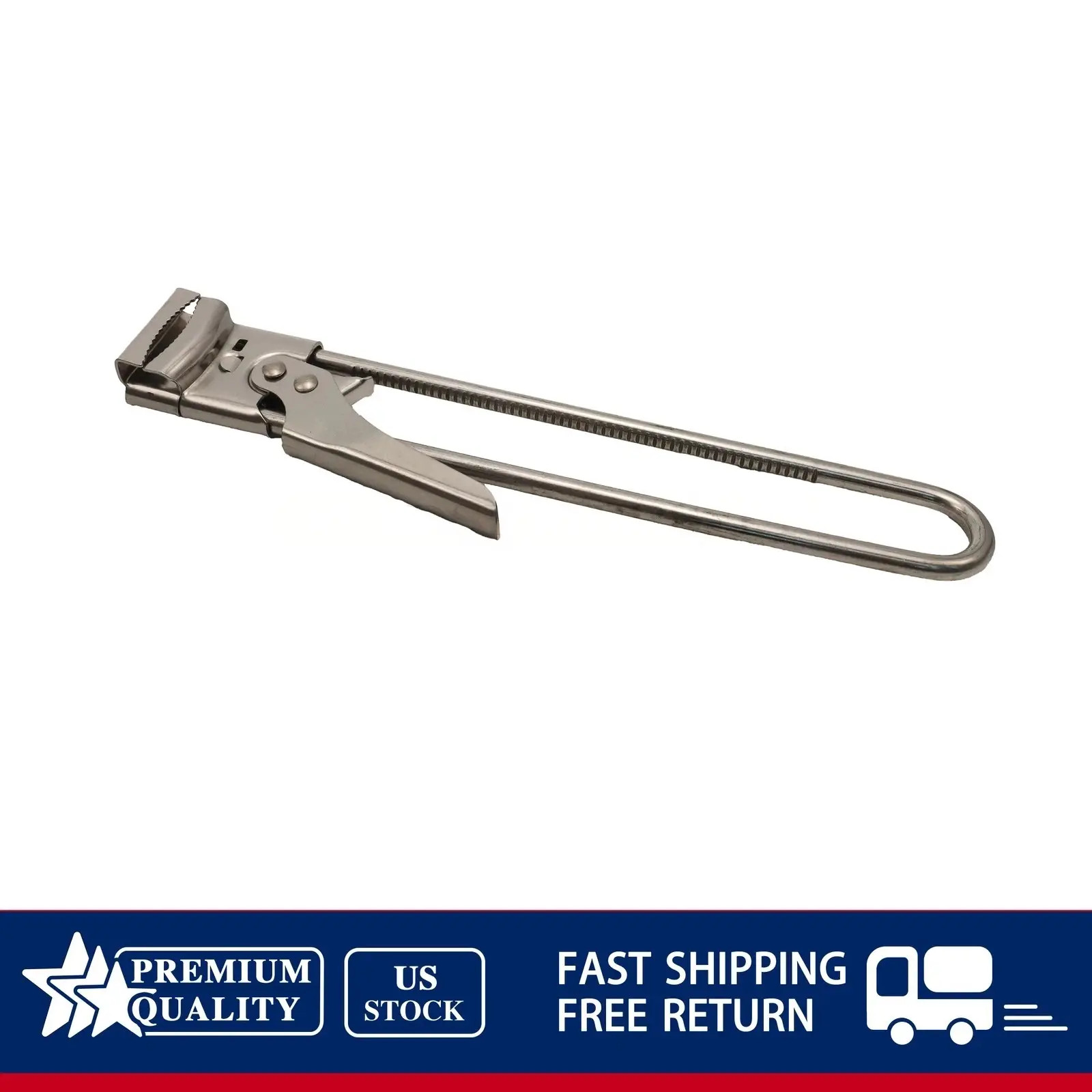 NEW Stainless Steel Can Opener Multifunctional Adjustable Jar Lid Gripper Tool