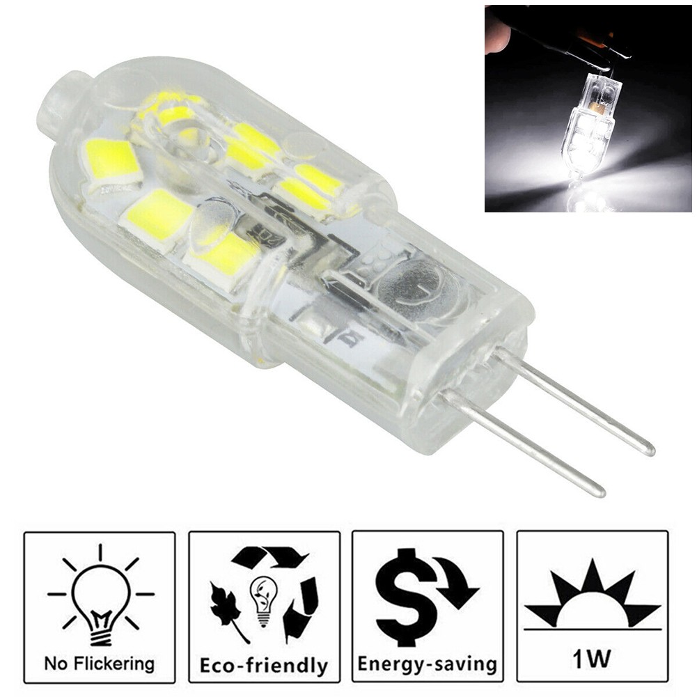 5-60Pcs G4 LED Bulb AC/DC 12V JC G4 Bi Pin Bulb G4 20W Halogen Bulb Replacement