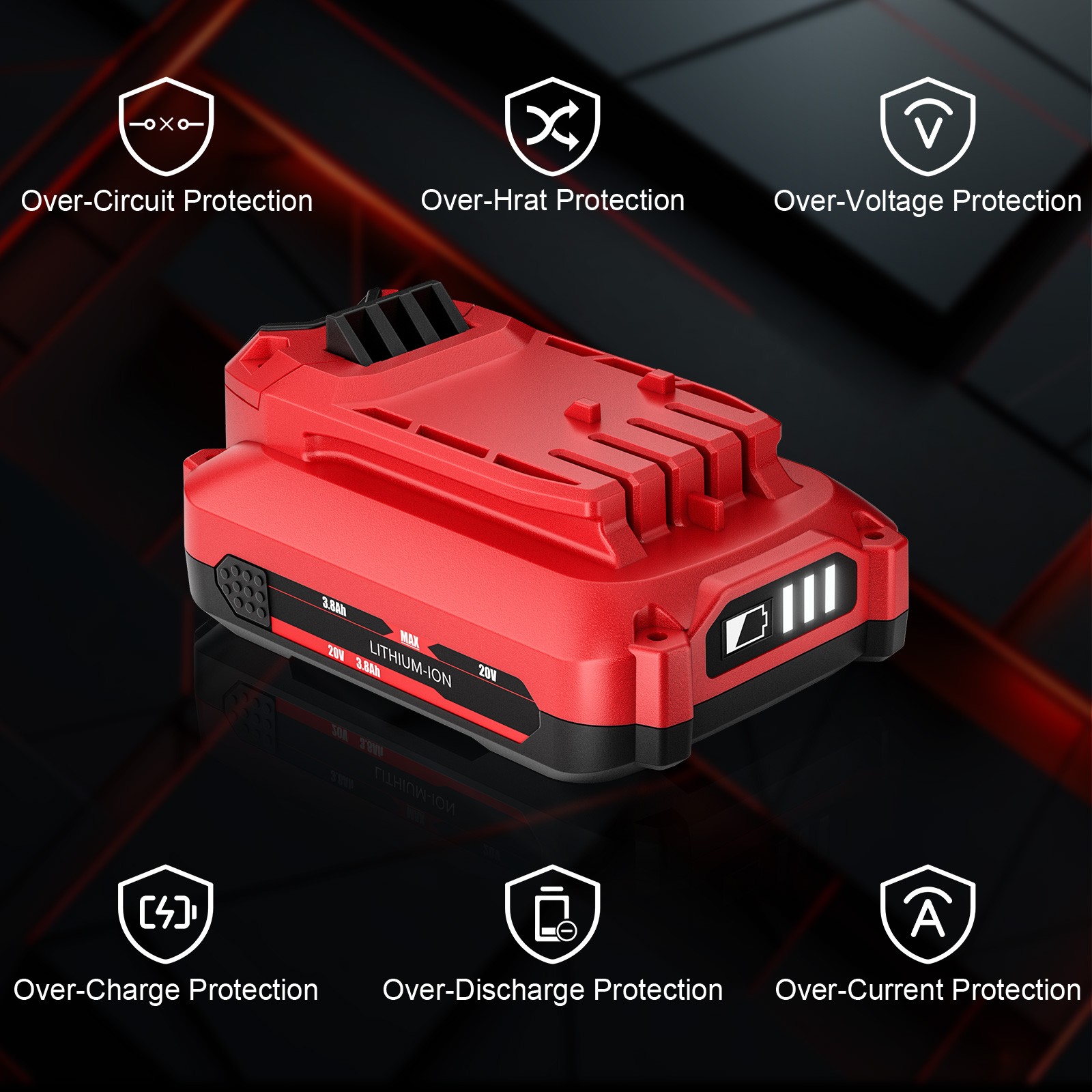 20V Battery / Charger For Craftsman 20 Volt V20 Li-ion CMCB206 CMCB202 CMCB201
