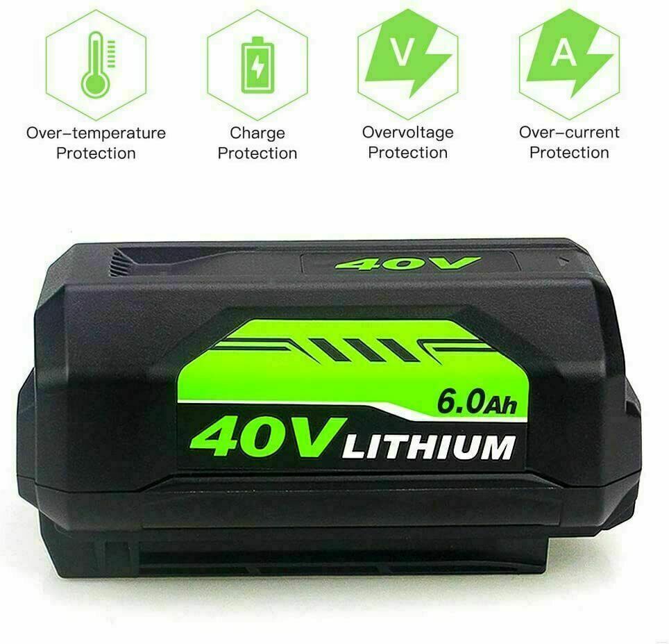 40V 8.0Ah Max Battery For Ryobi 40 Volt Lithium-ion OP4050 OP40602 High Capacity