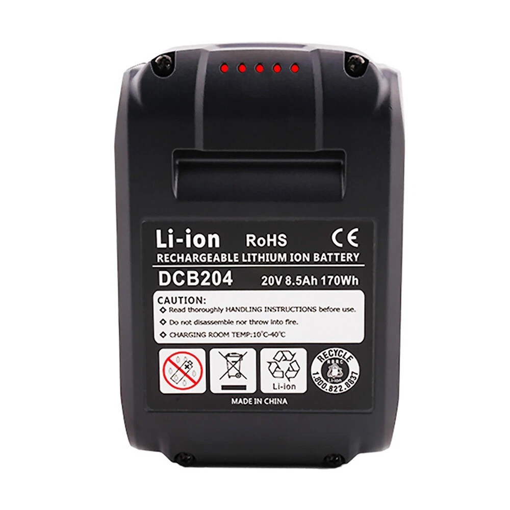 20V 3.0Ah DCB203 Battery For Dewalt DCB200 DCB201 DCB204 DCB206 DCB207 2 Pack