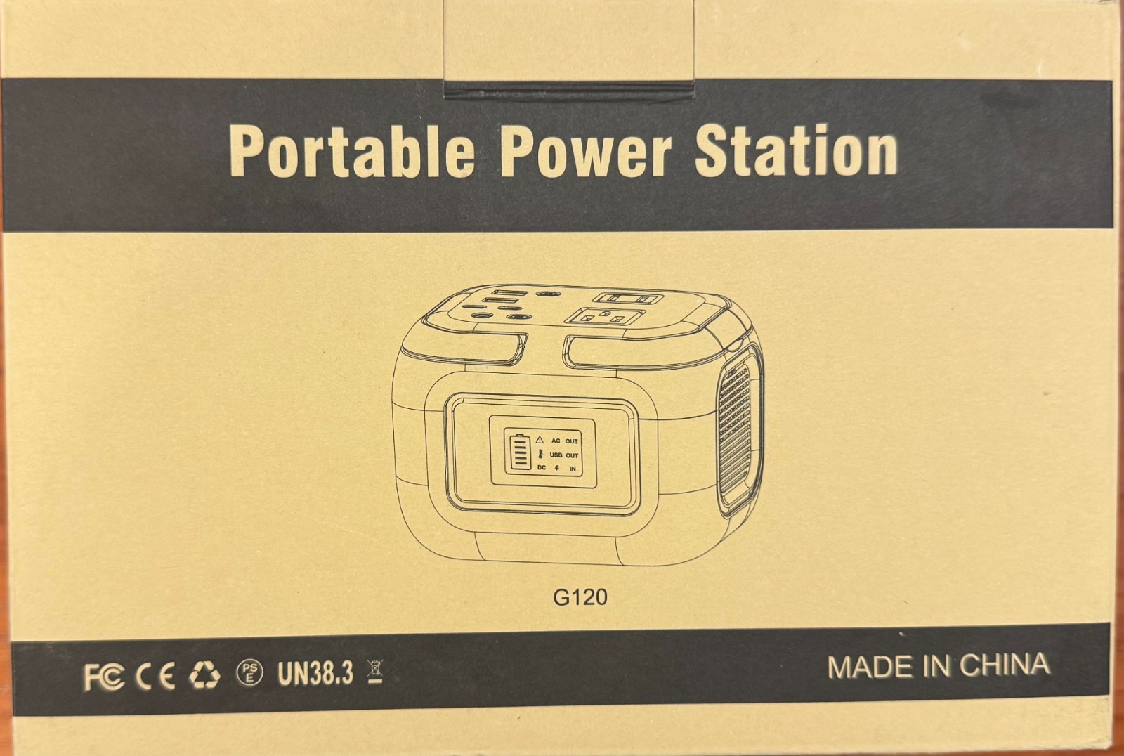 120W Portable Power Station, 97.6Wh Battery Pack with AC Outlet & USB-C