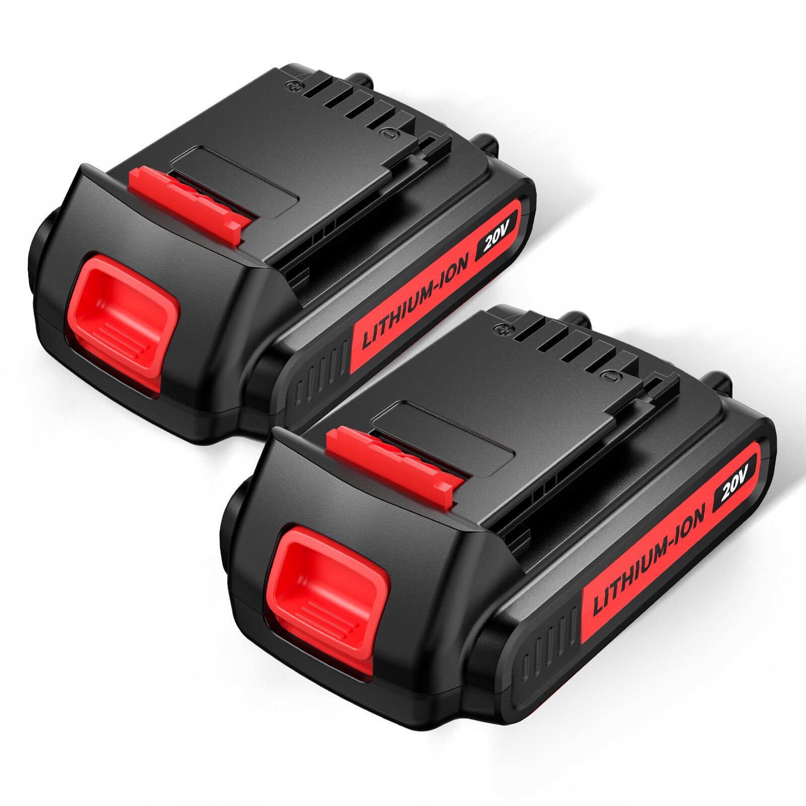 2Pack 20V Lithium-ion 1.5Ah Battery for BLACK+DECKER 20 Volt LBXR20 LBX20 LB20