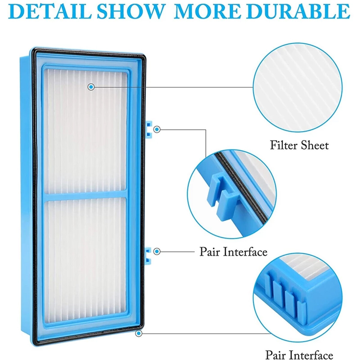 Replacement Filter for Holmes AER1 HAPF30AT HAP242-NUC HEPA Type Total Air