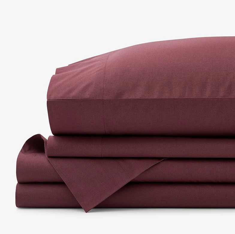 The Company Store Company Cotton Classic Cool Cotton Percale Bed Sheet Set