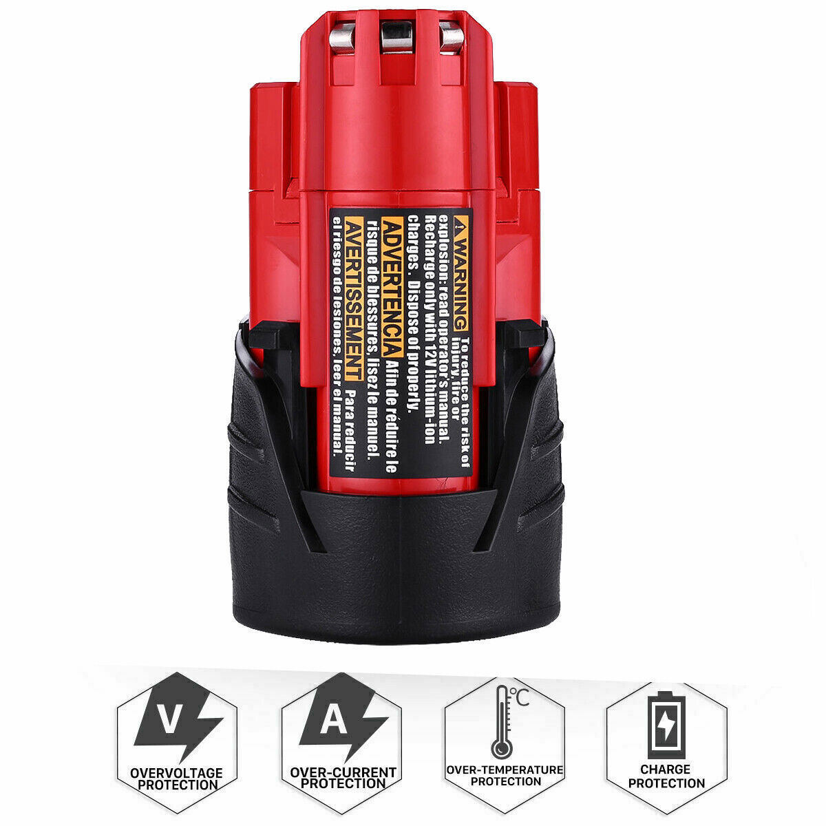 1-4X For M12 LITHIUM ION XC Battery Extended Capacity 48-11-2460