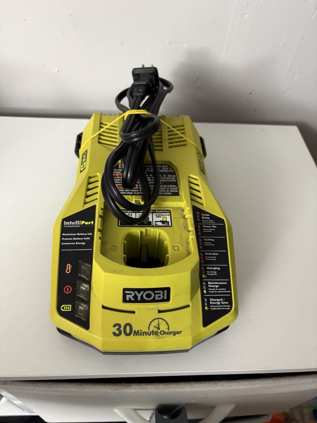 Genuine Ryobi P117 18V ONE+ Dual Chemistry Battery Charger 30 Min Fast TESTED