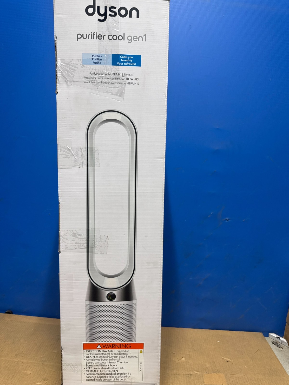 OPEN BOX – Dyson Purifier Cool Gen1 TP10 Tower Air Purifier -664609-01(White)