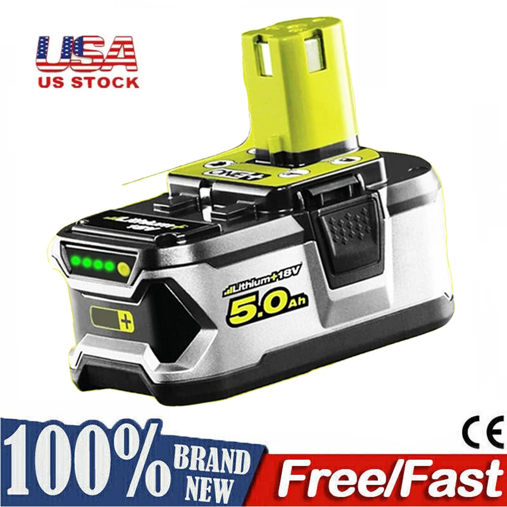 5.0Ah 18V Battery P108 One Plus For RYOBI 18 Volt High Capacity Lithium-Ion New