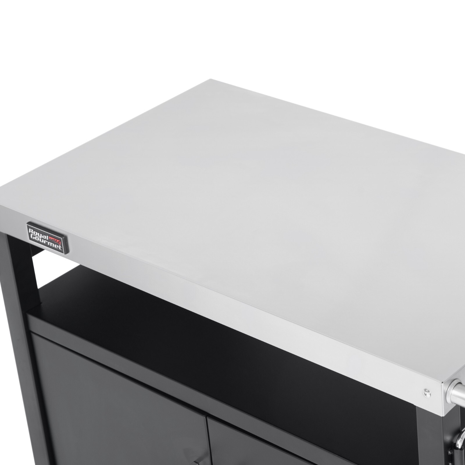 Royal Gourmet Movable Kitchen Cart with Storage Cabinet Grill Food Prep Table