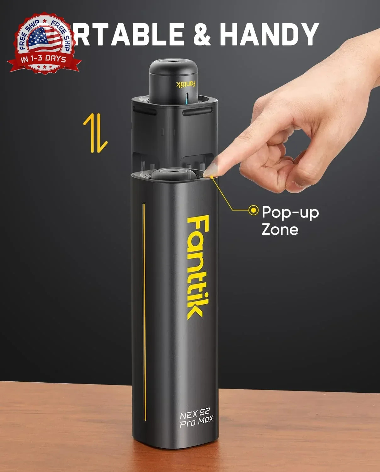Fanttik S2 Pro Max Electric Screwdriver, Cordless Screwdriver Set, 7 Torque Sett
