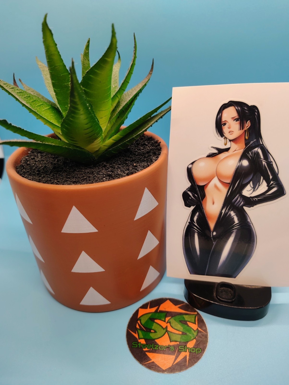 (4.5 Inches) One Piece – Boa Hancock (Oppai #7) – Water-Resistant Vinyl Sticker