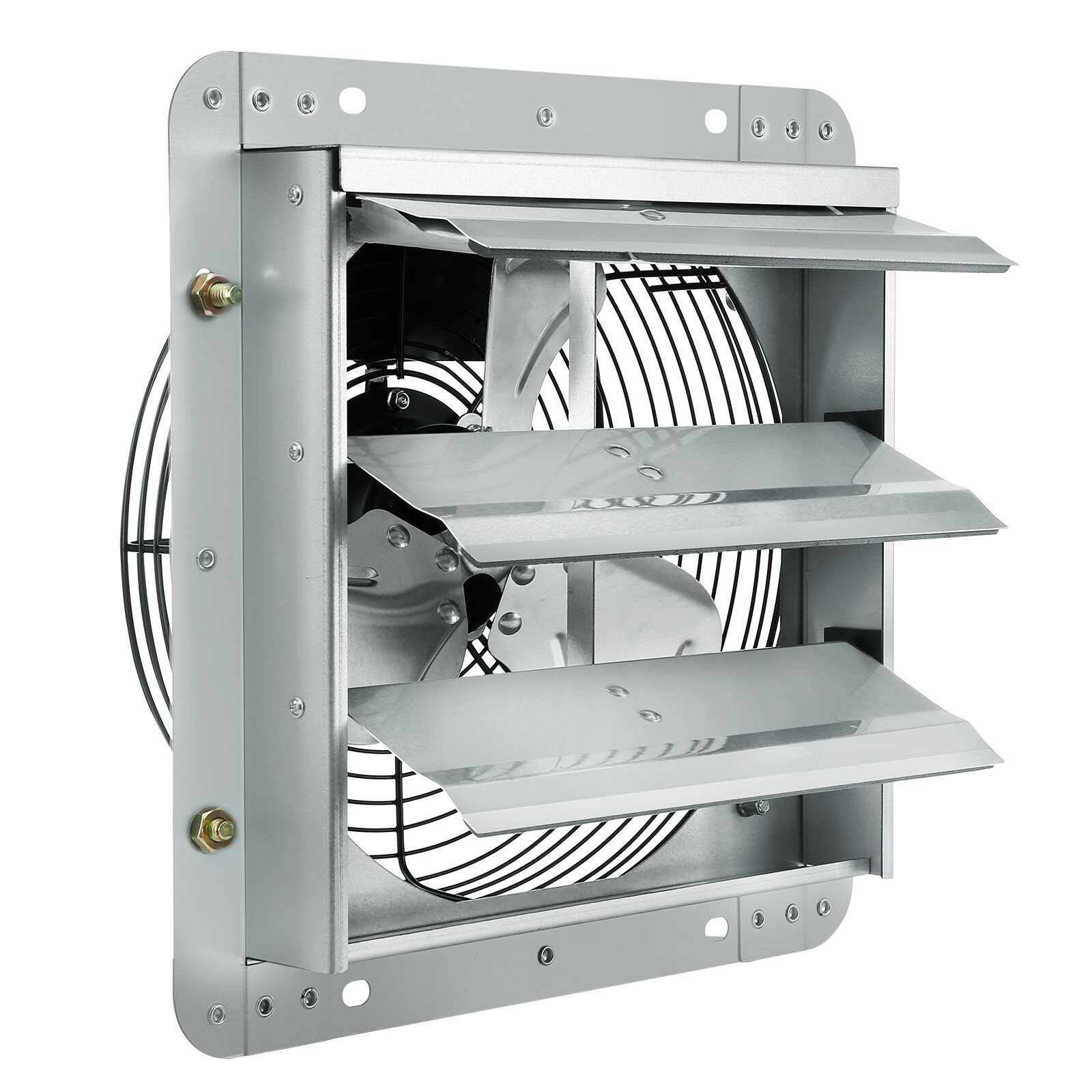 VEVOR Shutter Exhaust Fan Shop Exhaust Fan 10” Wall Mounted Aluminum 820 CFM