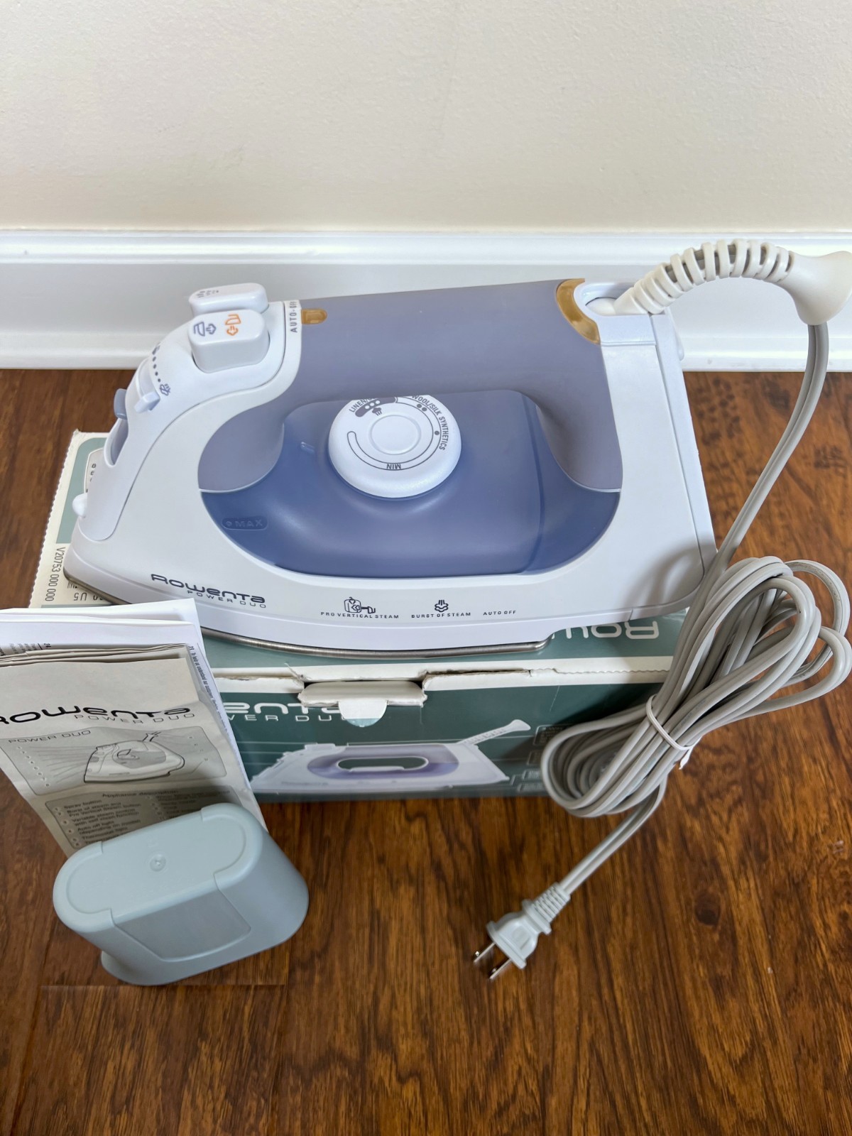 *NEW in Box* ROWENTA Power Duo Iron DX6700 Pro Vertical Steam Self Clean *1700W*