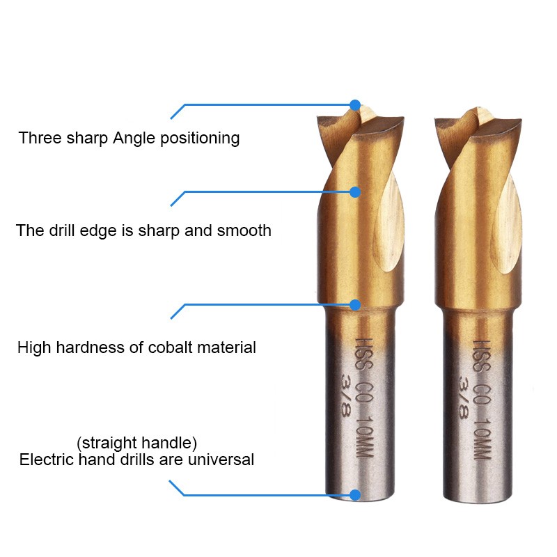 5PCS HSS Cobalt Spot Weld Drill Bits Spot Welding Remover Cutter Tool 5/16″ 8mm