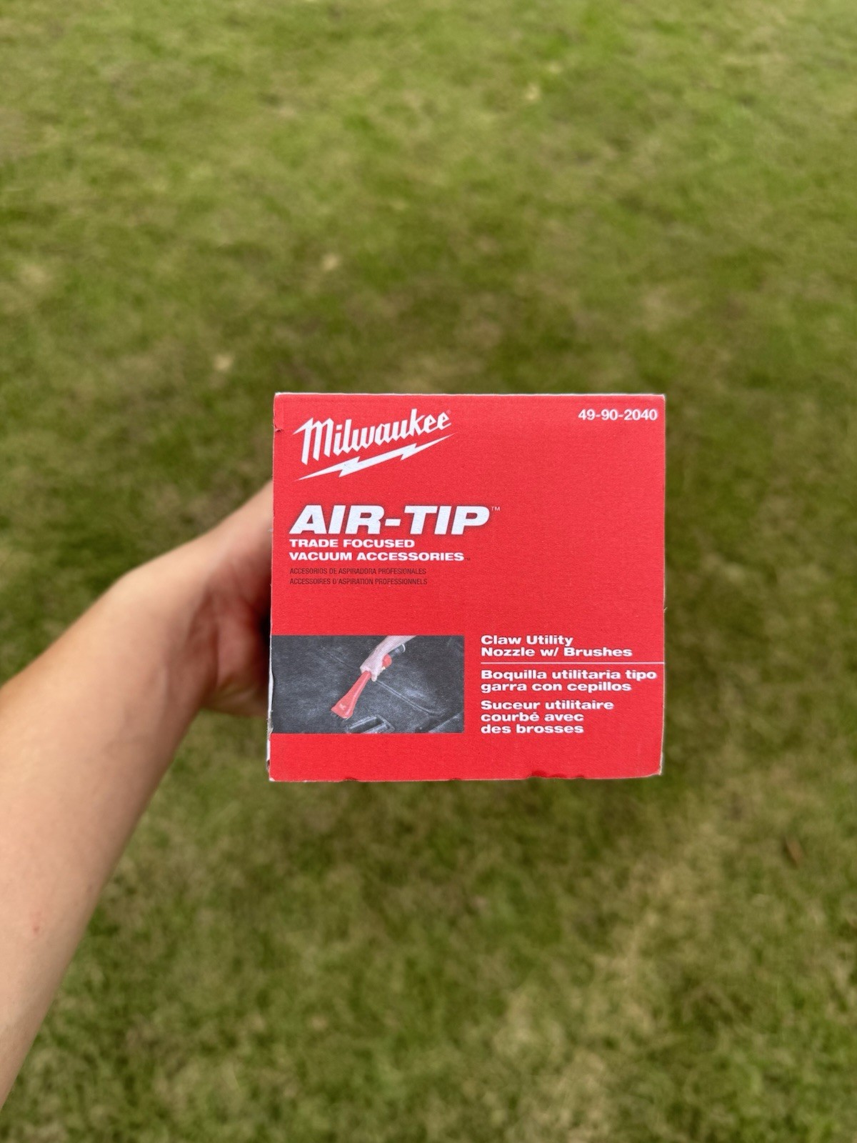 Milwaukee 49-90-2040 AIR-TIP Claw Utility Nozzle Attachment w/ Brushes