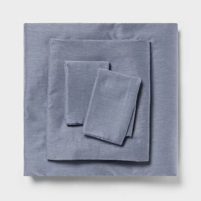 Cotton Blend Sateen Sheet Set – Room Essentials
