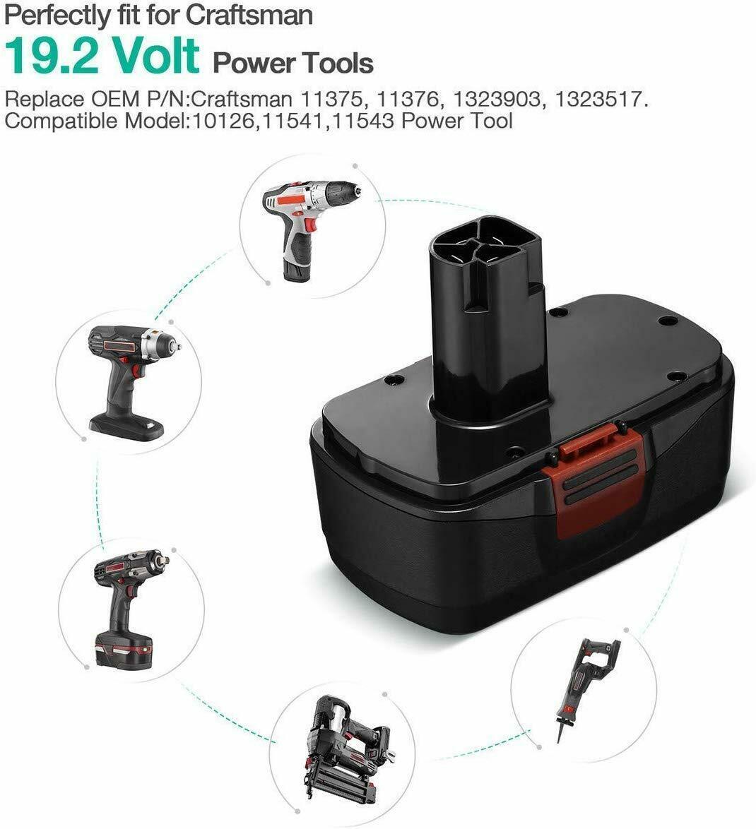 2Pack 19.2 Volt For Craftsman Battery C3 DieHard 130279005 11376 130279003 11375