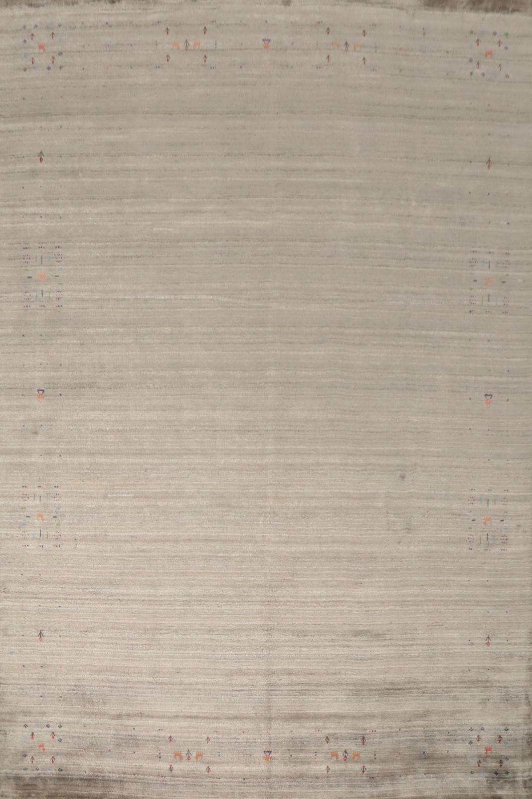 Silk Large Area Rug 9×12 Hand-knotted Oriental Nomadic Style Carpet for Any Room