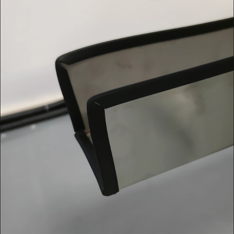 Black Rubber U Channel Edging Trim Seal U-Shaped Bumper Sealing 0.1mm-36mm Slot