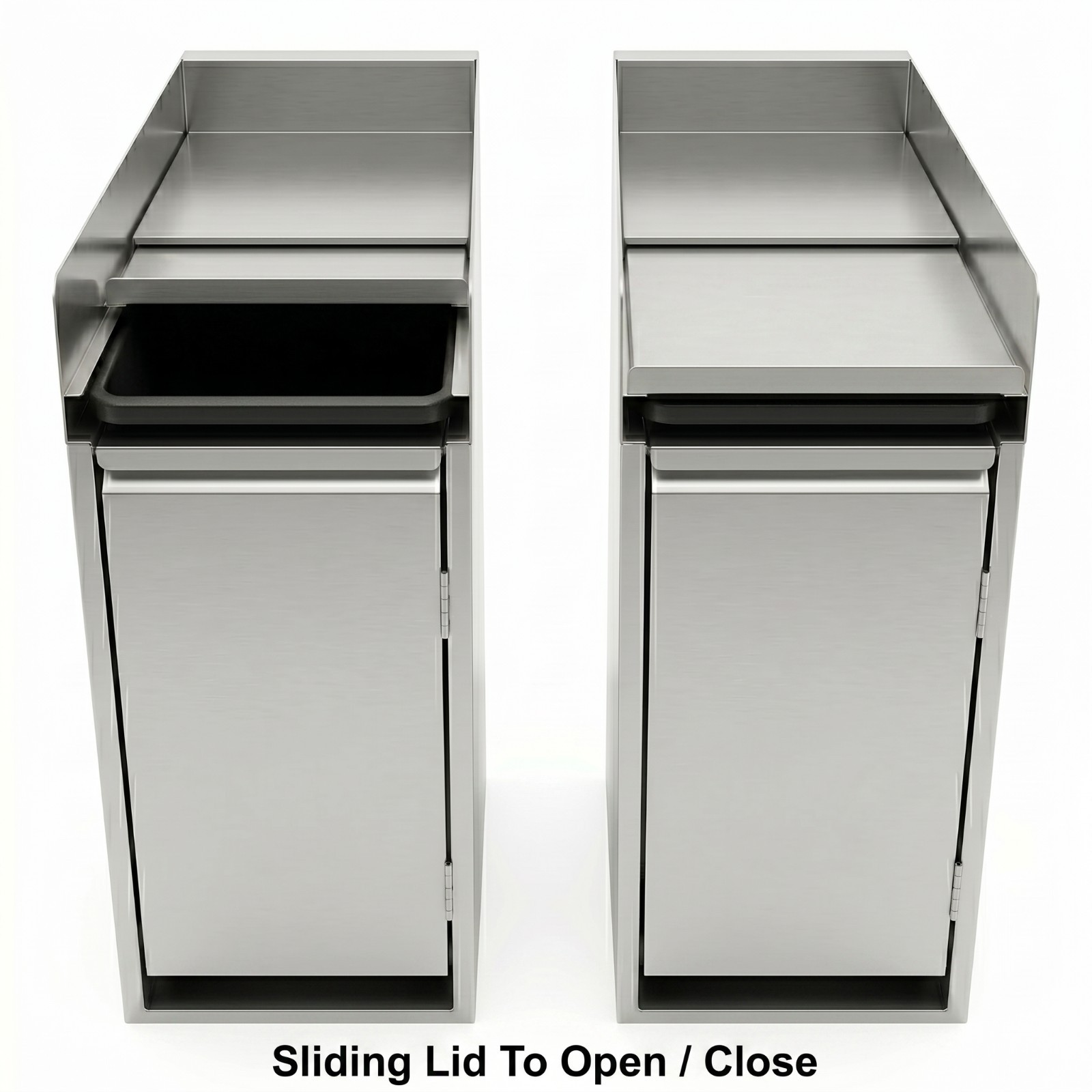 24 In. Underbar Trash Module, 24 in. x 12 in. x 36 in. | Trash Station