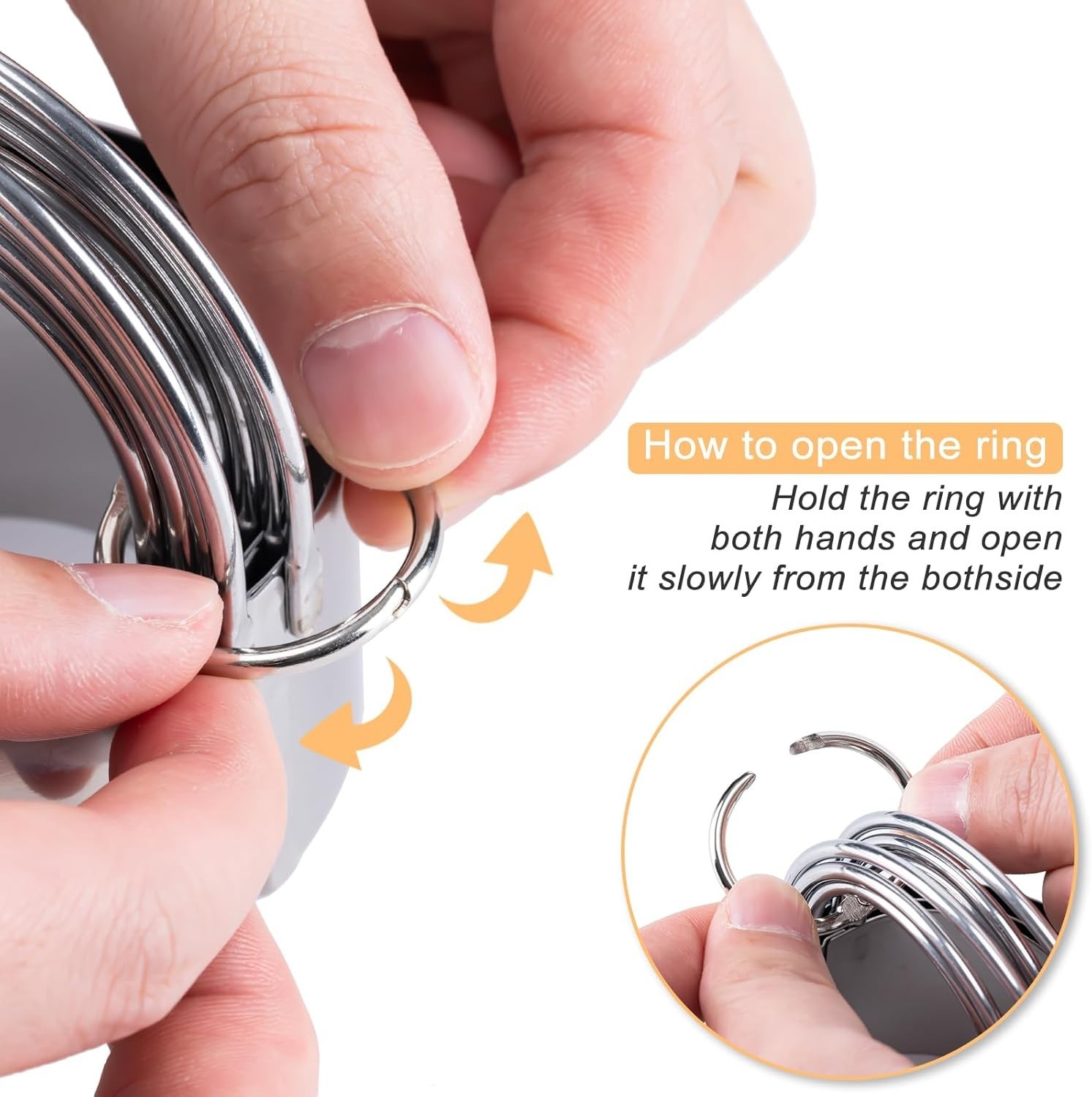 Biscuit Cutter Set Round Cookie Cutters with Handle 5 Pieces Stainless Steel New