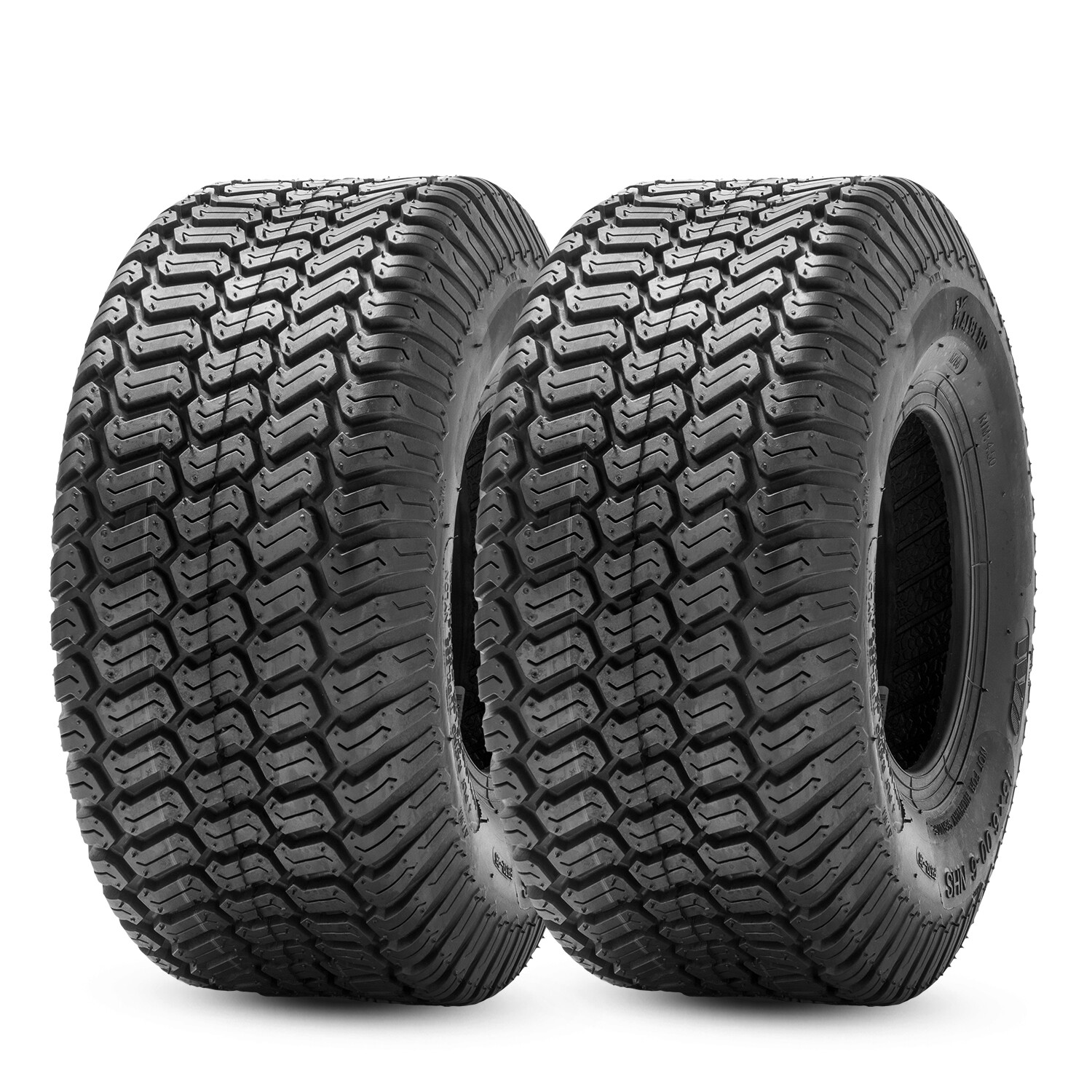 Set 2 15×6.00-6nhs Lawn Mower Tires 15x6x6 Lawn Tractor Tire 15×6-6 Turf Tires