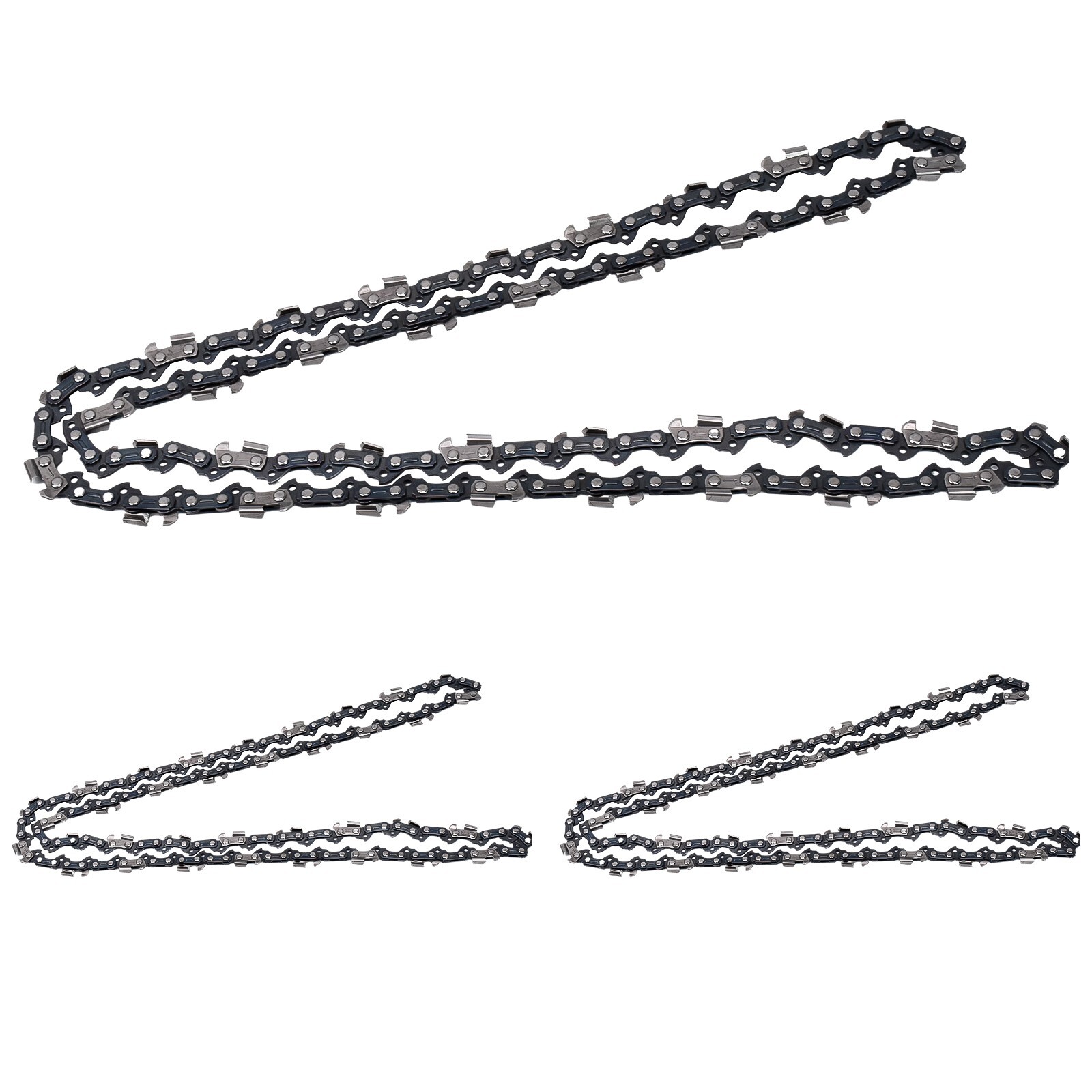 3 Pack 20″ inch Chainsaw Saw Chain Blades 3/8″ Pitch .050 Gauge 72DL Drive Links