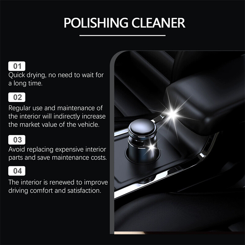 Car Interior Cleaner, Vehicle Interior Polish | Interior Detailer Spray-2025 NEW