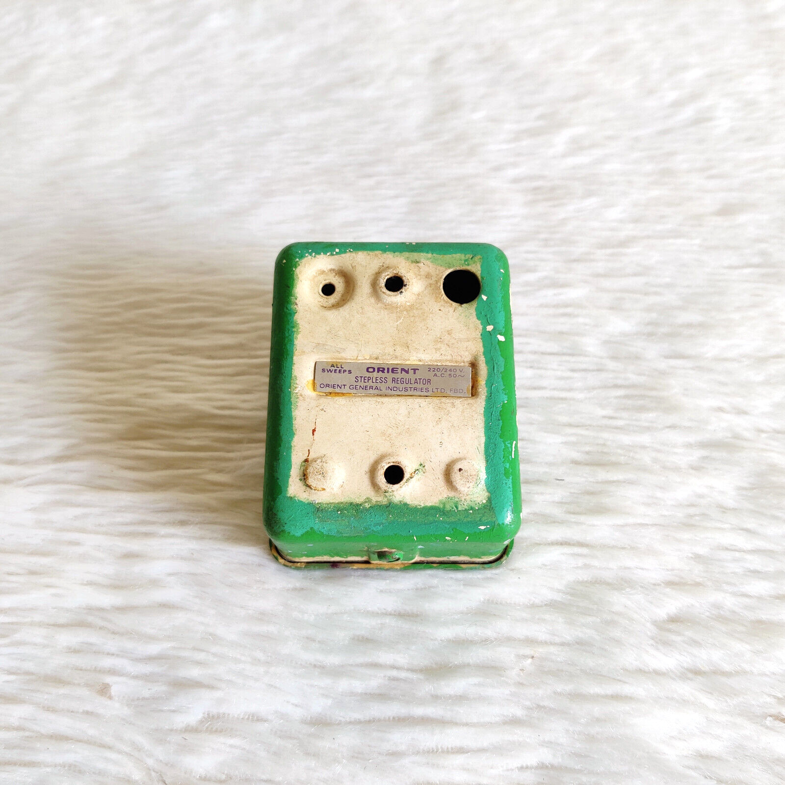 Vintage Orient Adv Stepless Speed Fan Miniature Regulator Collectible EC63