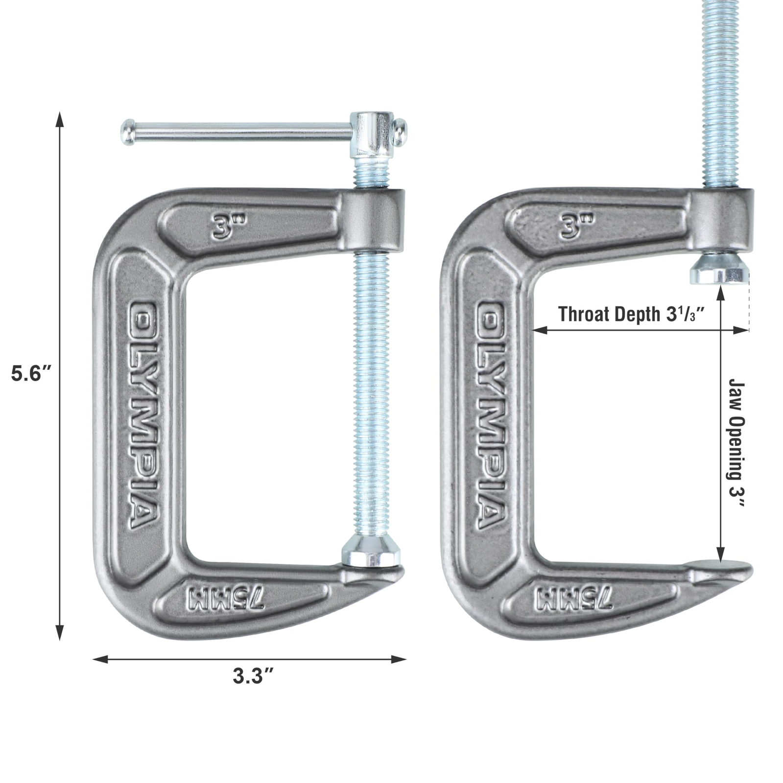 Cclamp 38130 3″ X