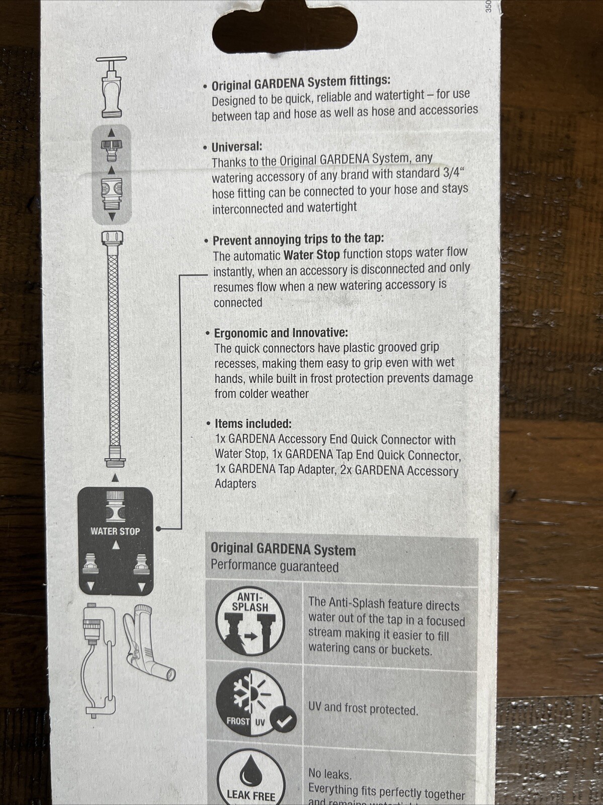 GARDENA 5 Piece Quick Connector Starter Set For any 5/8″ or 1/2″ 18270-81