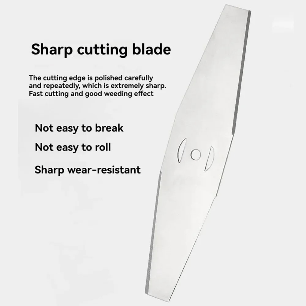 6PCS Metal Weed Eater Blades, Universal Fit Steel Cordless Grass Trimmer Replace