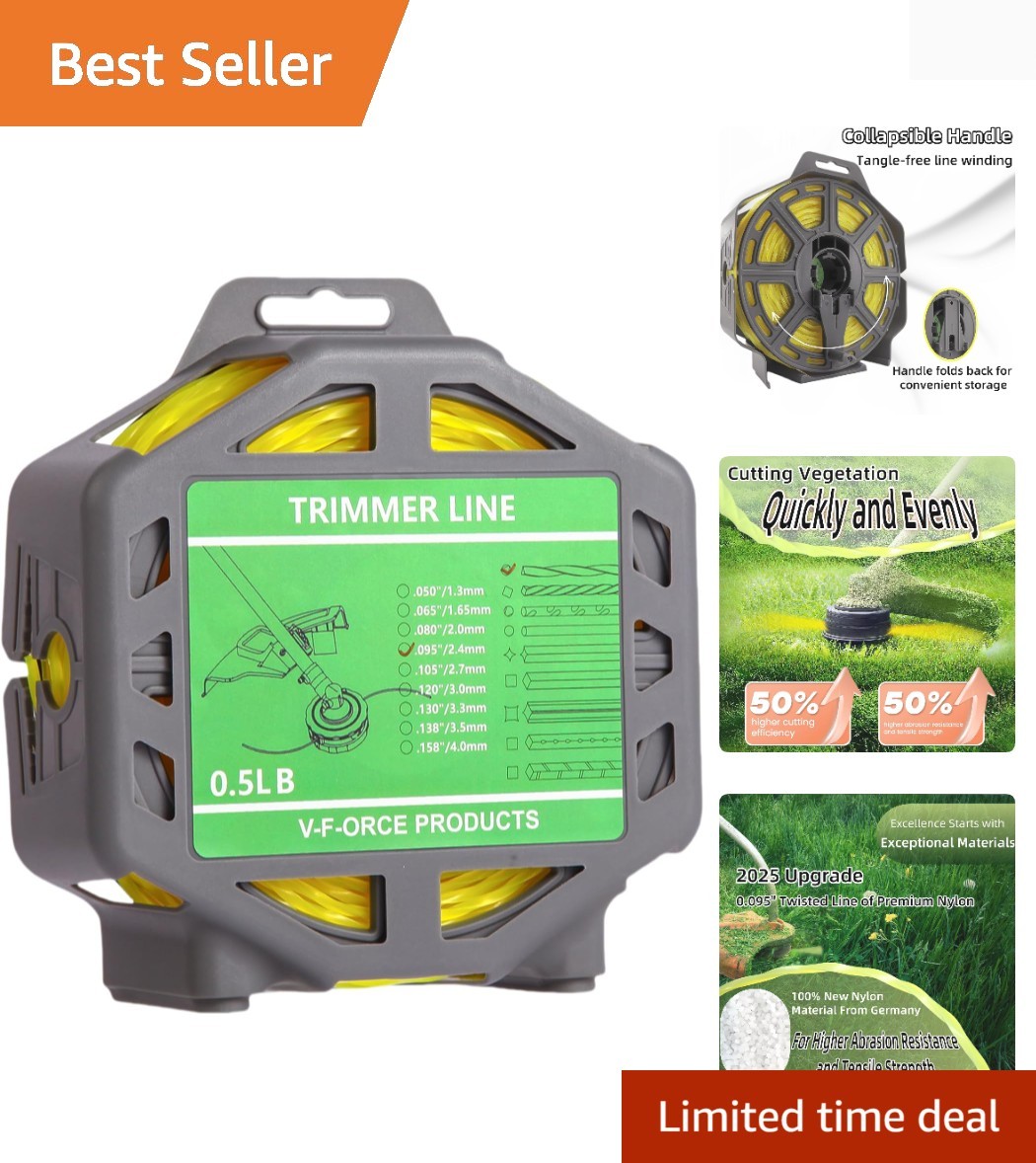 String Trimmer Line .095 0.5 LB Compatible with Ego String Trimmer 095 Weed E…