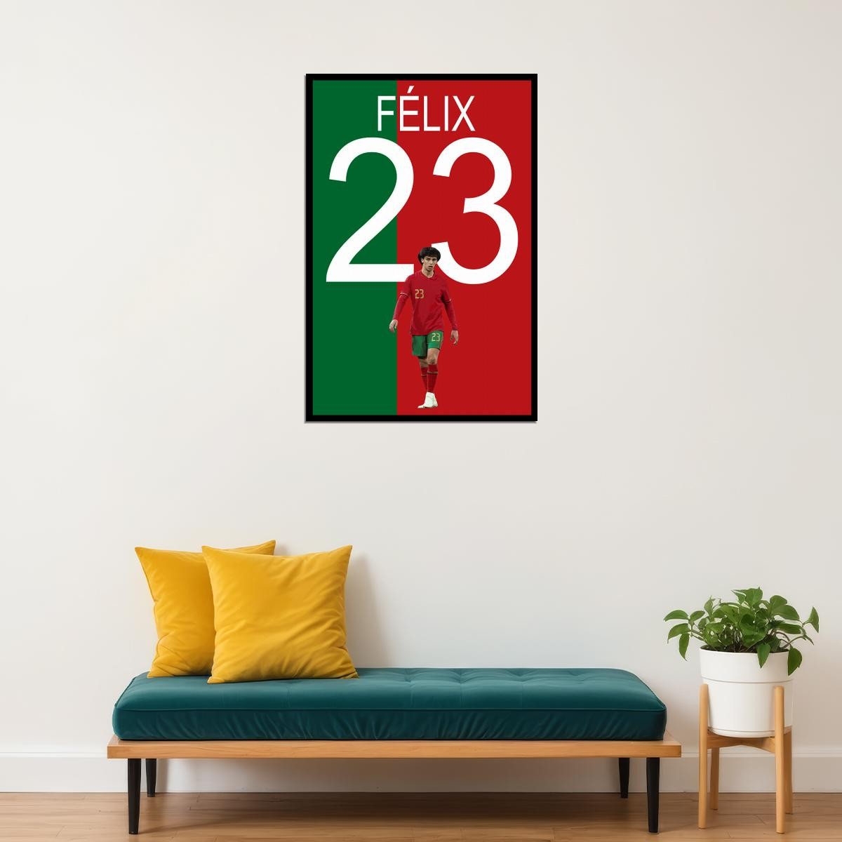 361660 Euro Soccer 2020 Football Portugal #23 Joao FELIX Room Poster