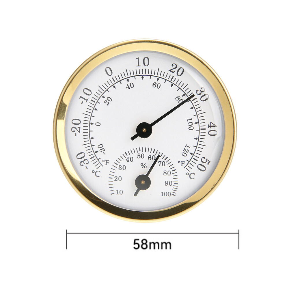 Mini Analog Humidity Temperature meter Gauge Thermometer Hygrometer Household *