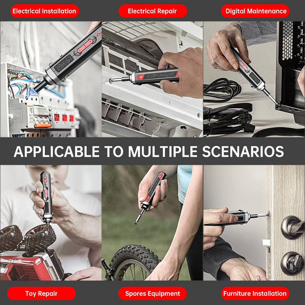 Electric Screwdriver Cordless Rechargeable Precision Screw Driver Multifunction