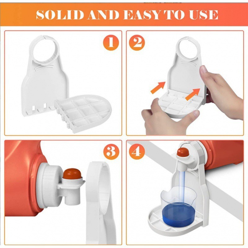 2x Laundry Detergent Holder No Spill Drip Catcher for Laundry Room Organization
