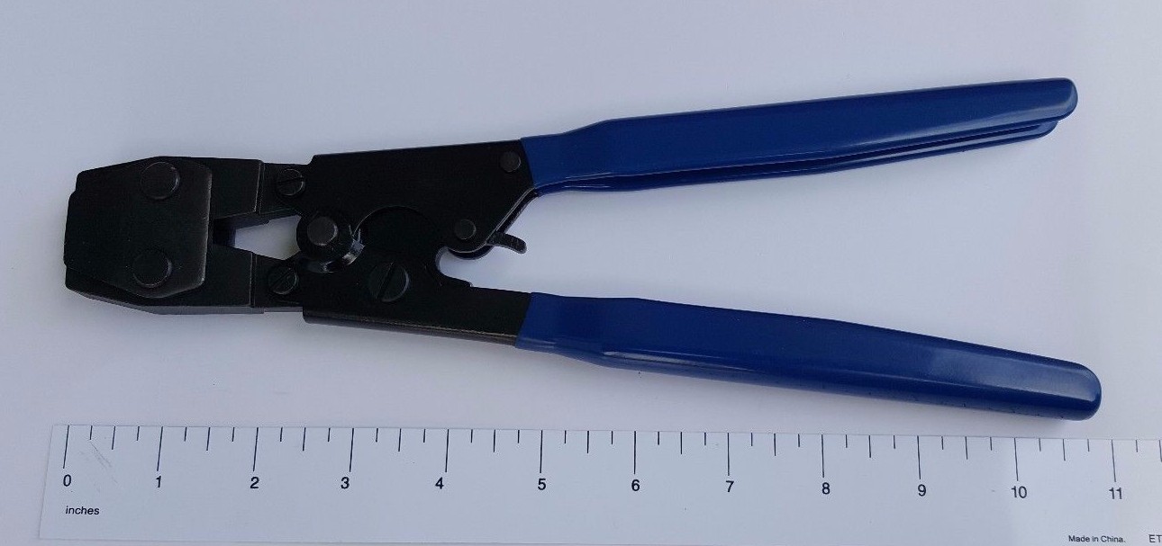 1) PEX CLAMP CINCH CRIMP CRIMPER TOOL STAINLESS STEEL CLAMPS SIZE FROM 3/8″ – 1