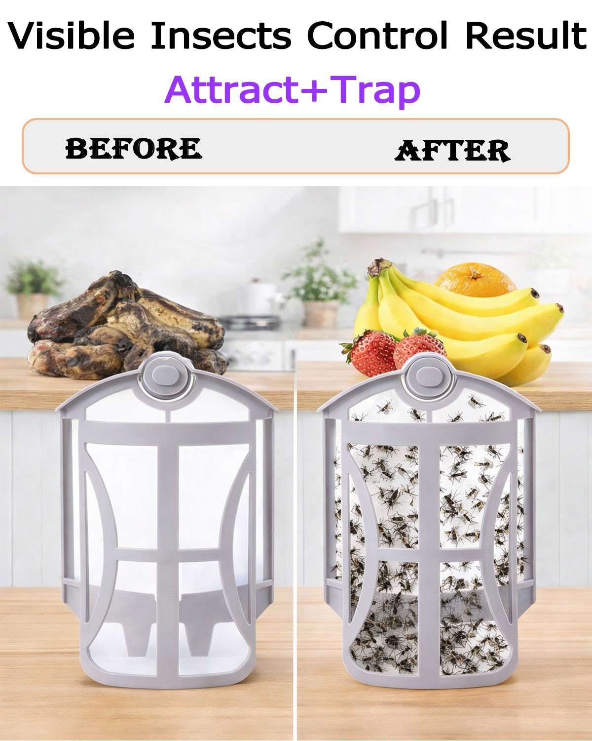 24pc Flying Insect Refill Compatible for Zevo M364 Max Flying Insect Trap Refill