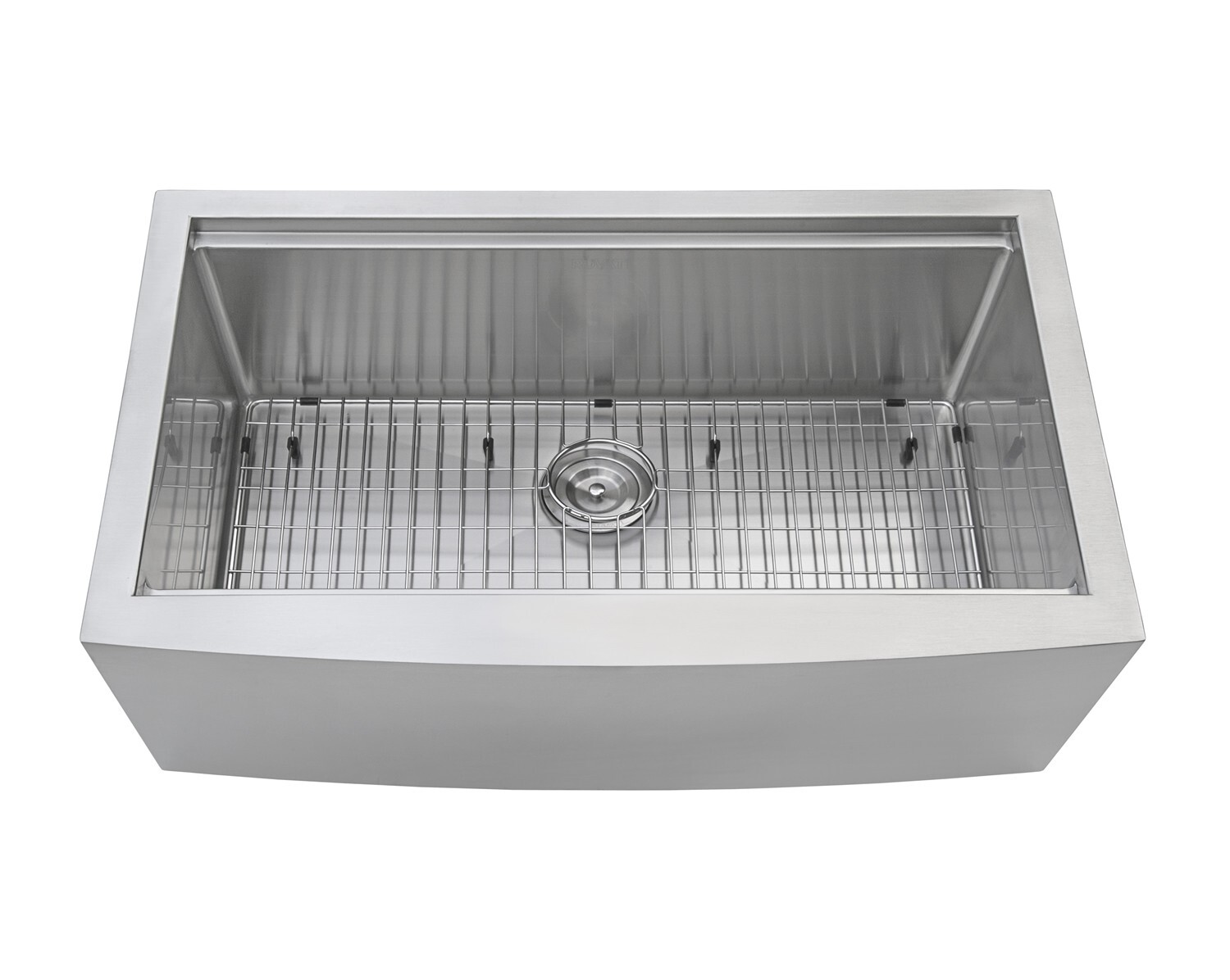 Ruvati 33″ Apron-front Workstation Farmhouse 16 Gauge Kitchen Sink- RVH9200