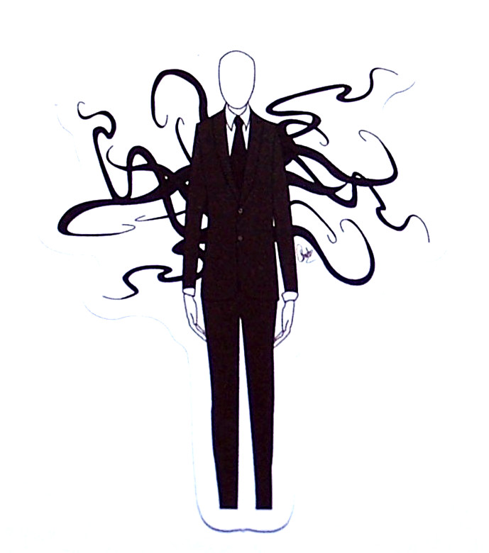 SLENDER MAN – Cut Sticker Film Decal Movie TV Horror Lore The Slender Man