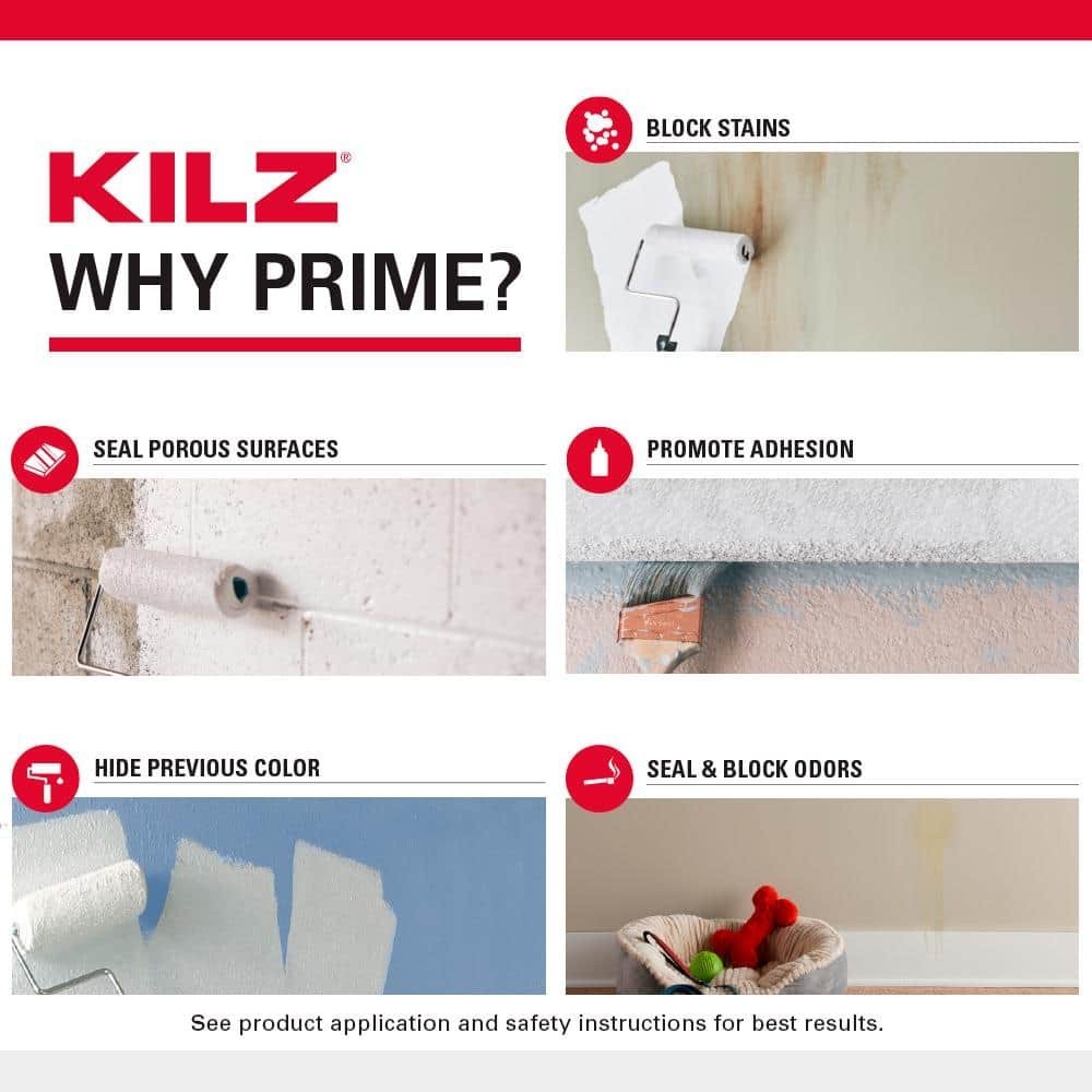 Gal. Primer & Sealer White Interior/Exterior Multi-Surface KILZ 2 ALL PURPOSE