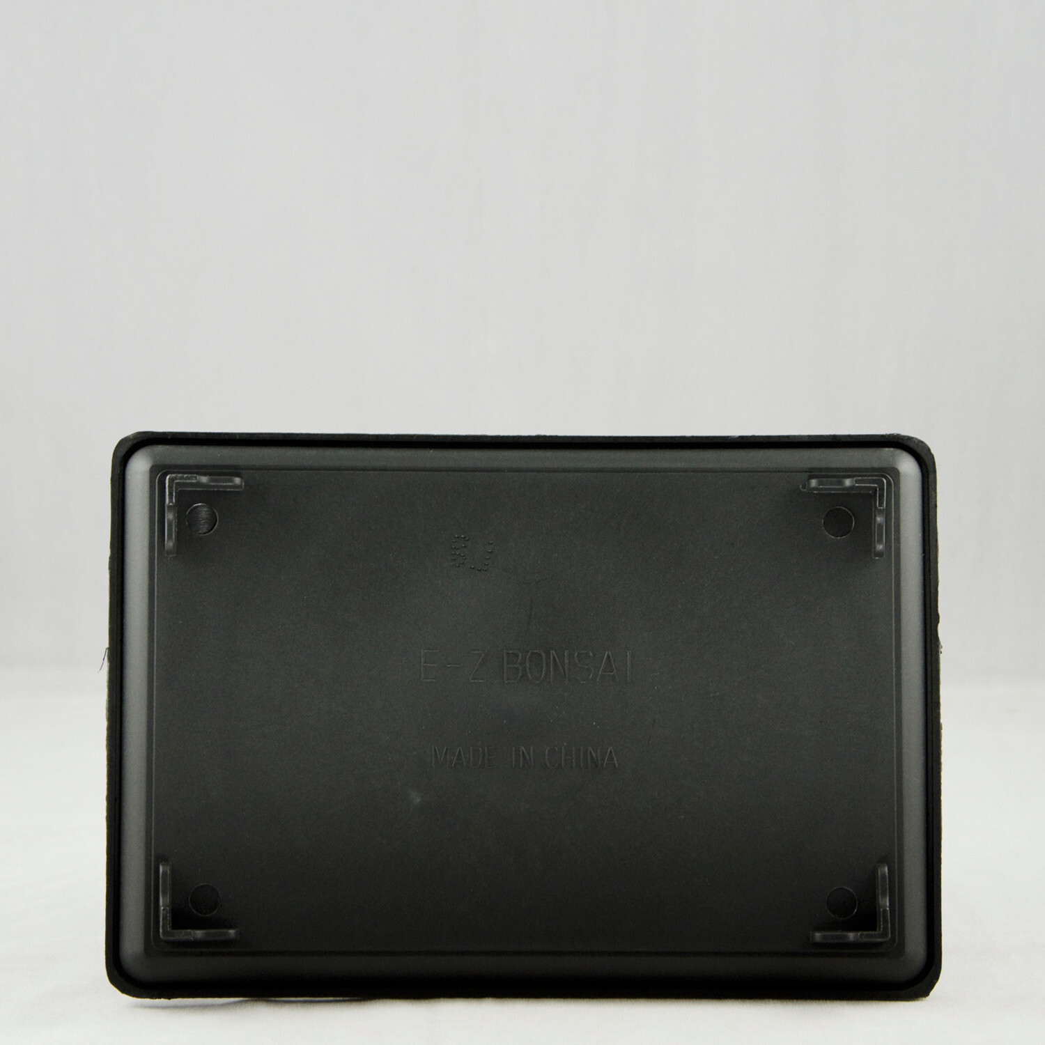 1 Rectangular Black Plastic Humidity/Drip Tray for Bonsai Tree 9″x 6″x 1″