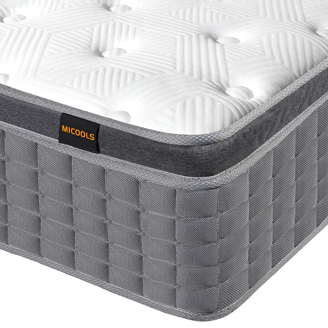 12″/14″ Twin Full Queen King Size Mattress Hybrid Foam Pocket Coils Bed In a Box