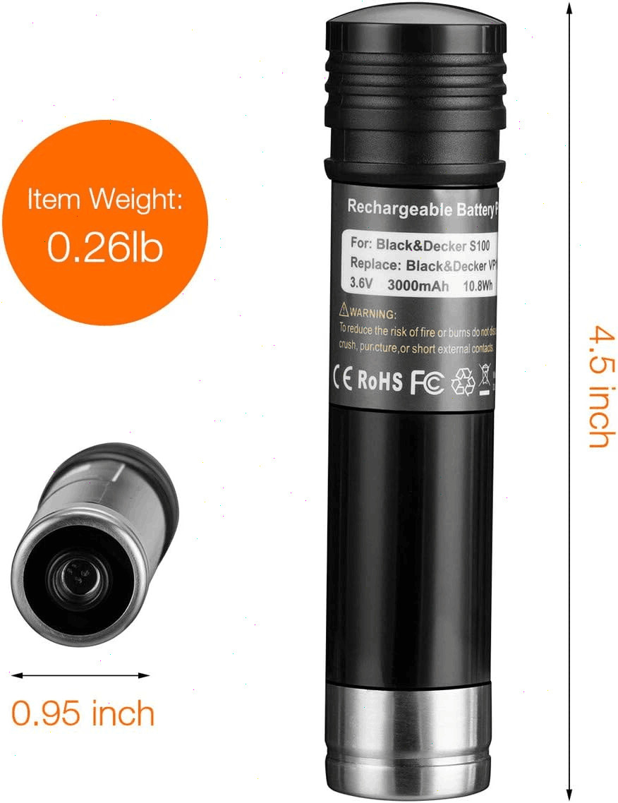2Pack 3.6Ah For Black and Decker 3.6V Battery Versapak Gold VP100 VP105 VP110 US